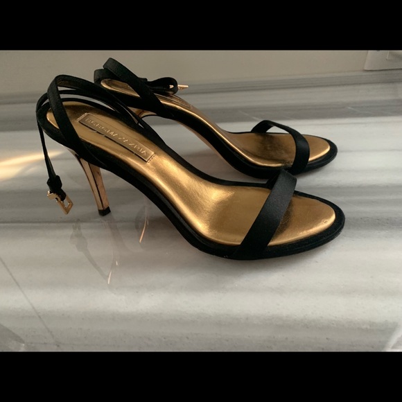 Bcbg gold sandals